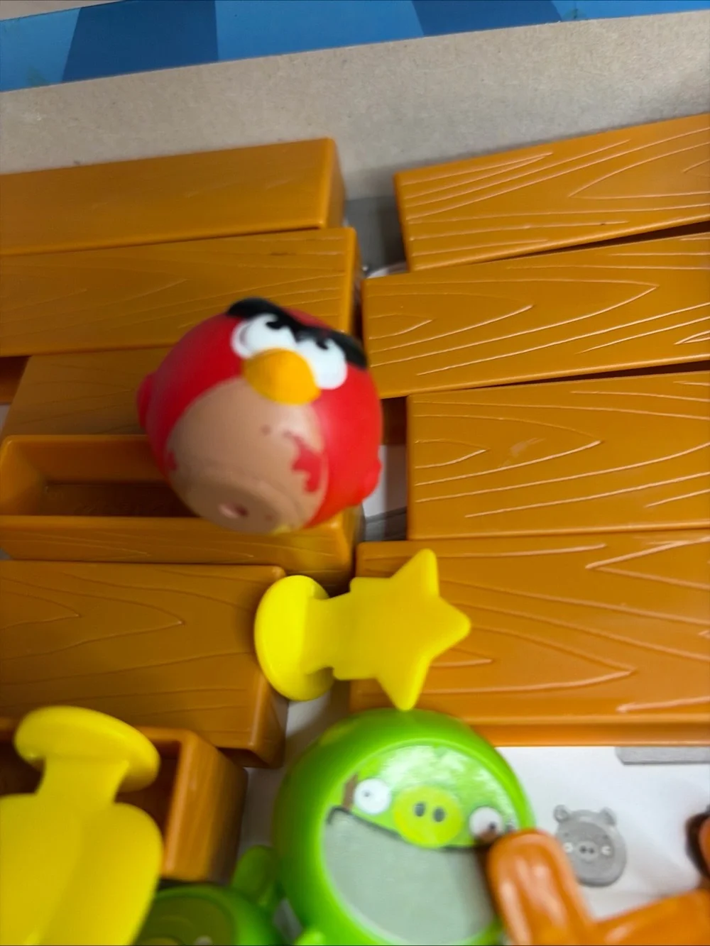 Angry Birds Knock on Wood Game Complete Mattel 2010 Instructions Age 5+ 2-4 Play